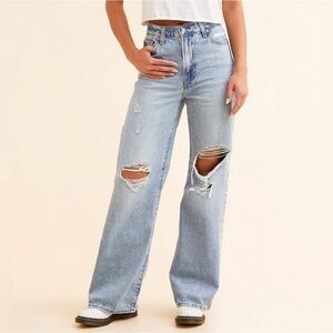 Levi's rib cage wide leg jeans